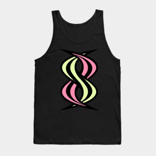 Smellville and Smellody ‘S’ Interlocking Logos Black Tank Top